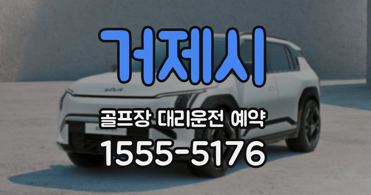 거제시 골프장 대리운전 예약