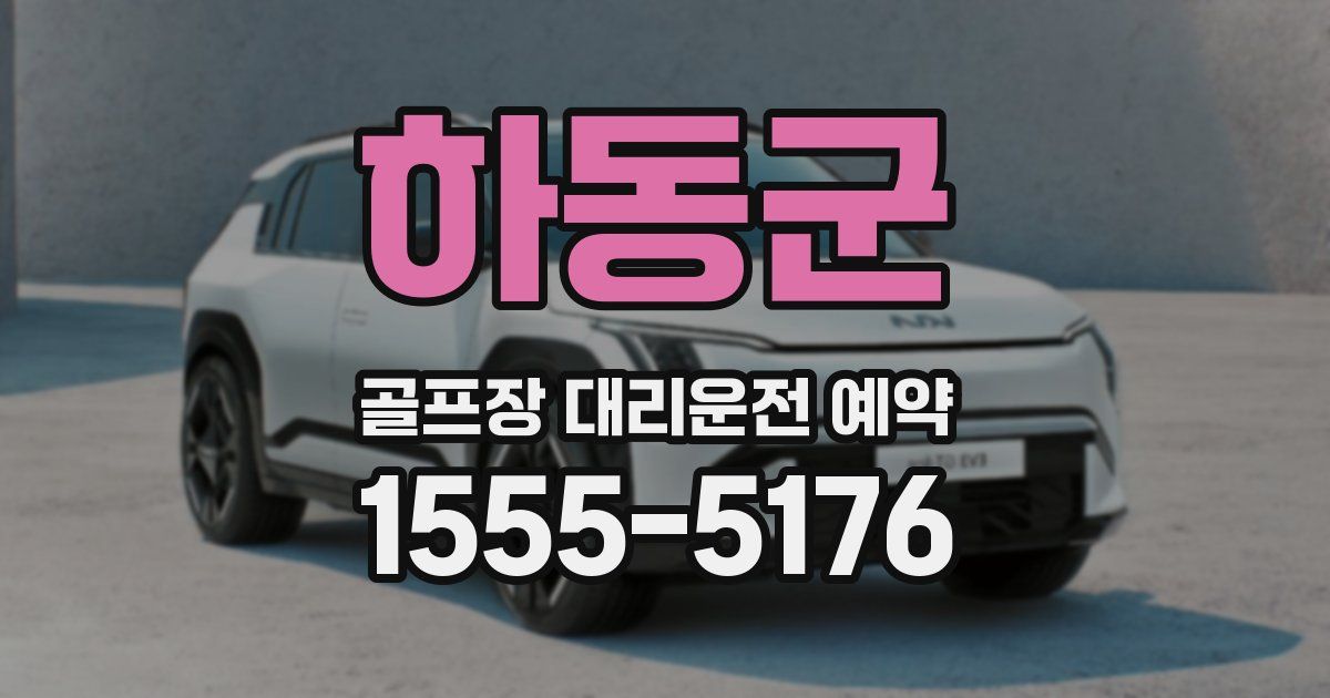하동군 골프장 대리운전 예약