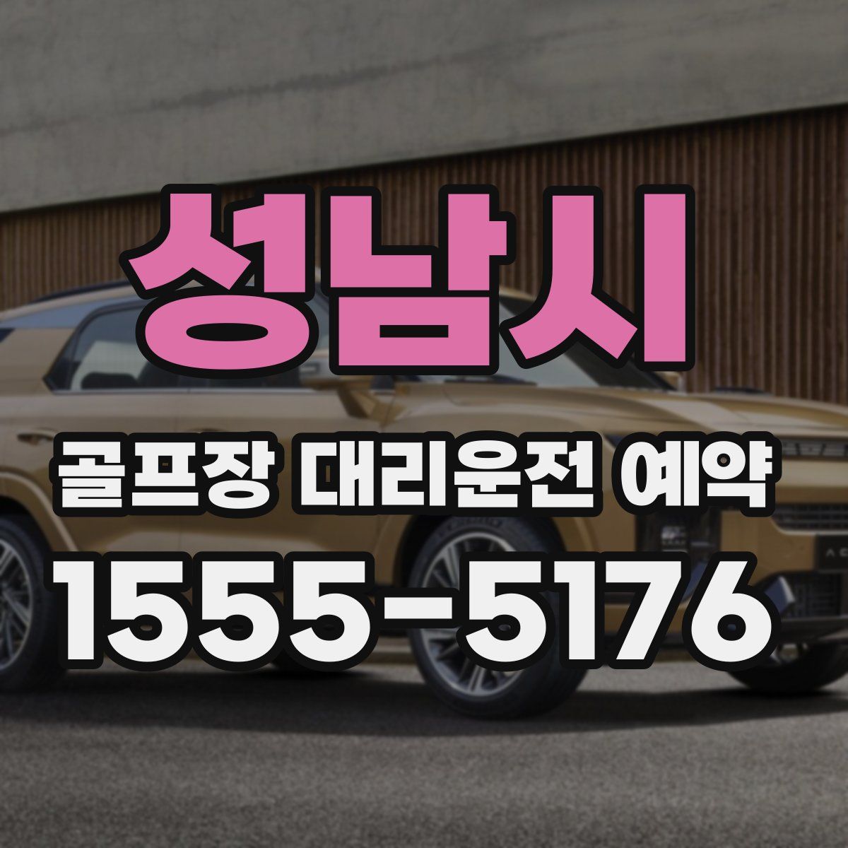 성남시 골프장 대리운전 예약