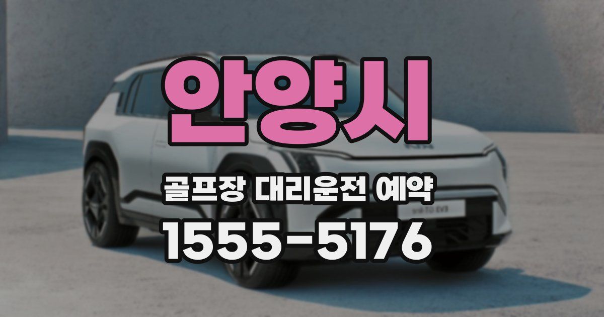 안양시 골프장 대리운전 예약