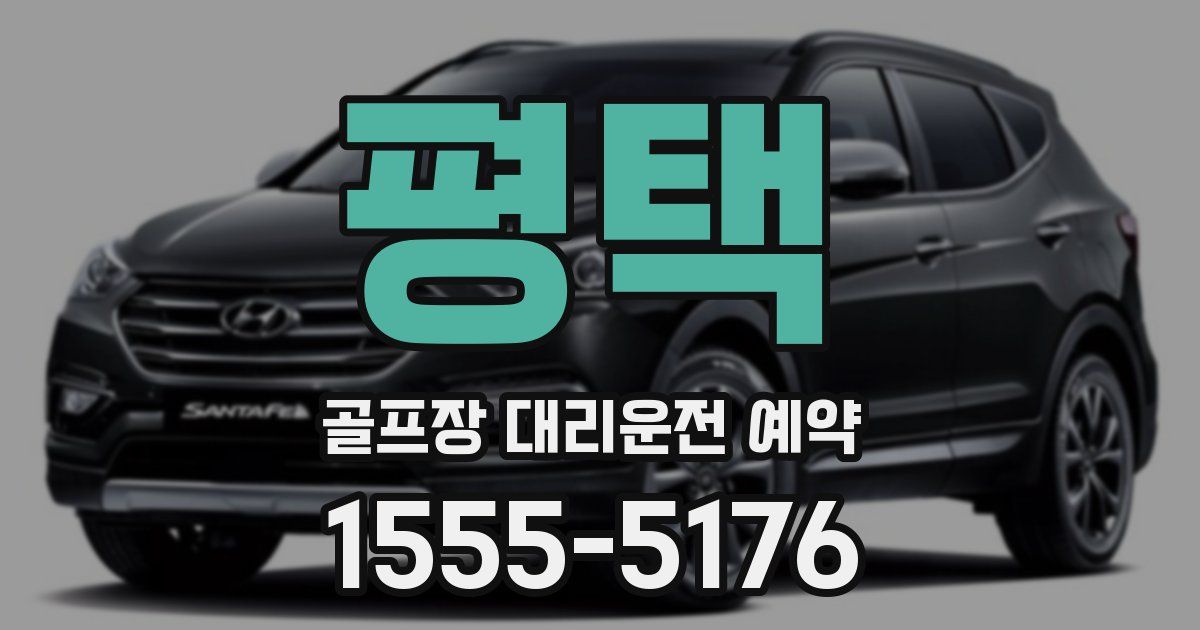평택 골프장 대리운전 예약