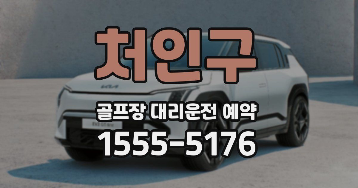 처인구 골프장 대리운전 예약