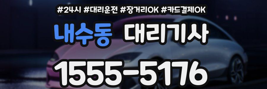 내수동 대리기사