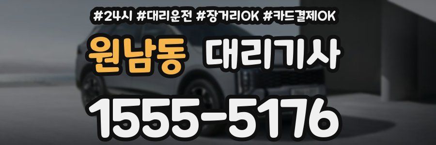 원남동 대리기사