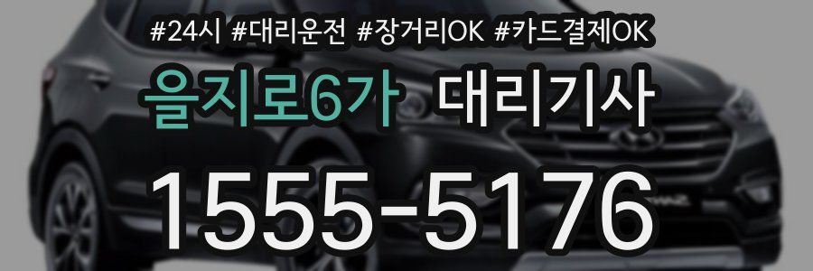 을지로6가 대리기사