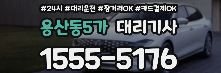 용산동5가 대리기사