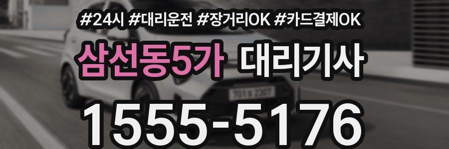 삼선동5가 대리기사