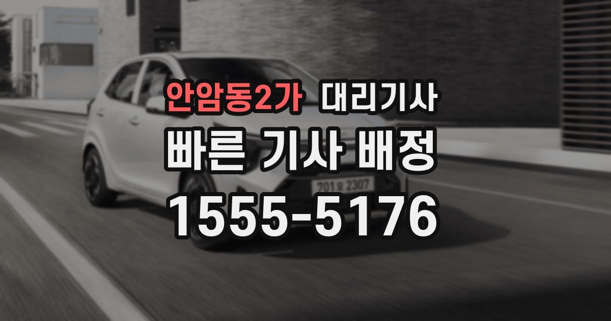안암동2가 대리기사