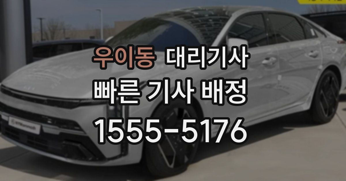 우이동 대리기사
