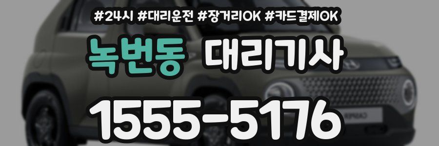녹번동 대리기사