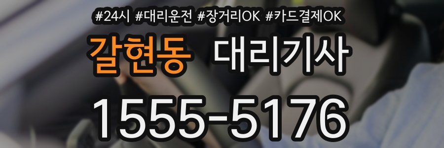 갈현동 대리기사