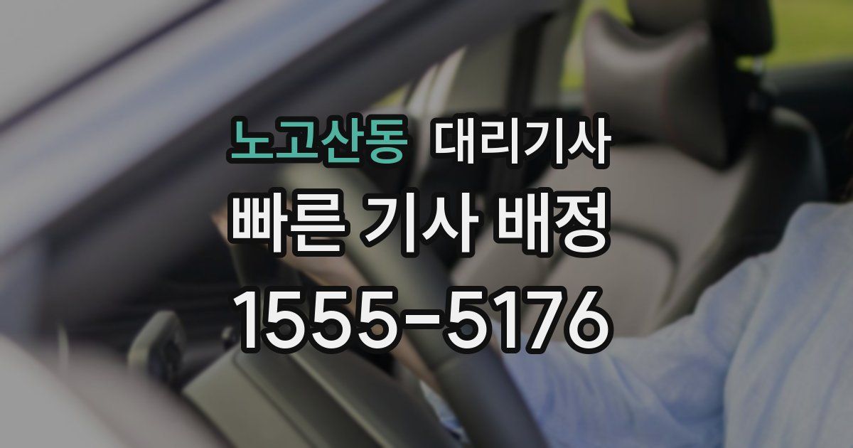 노고산동 대리기사