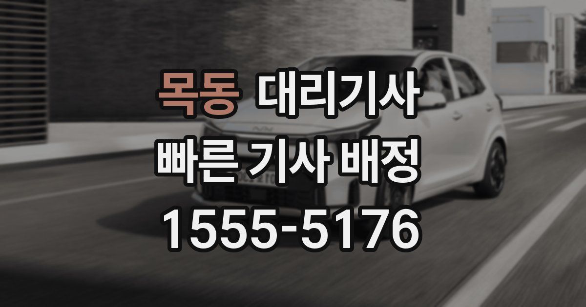 목동 대리기사