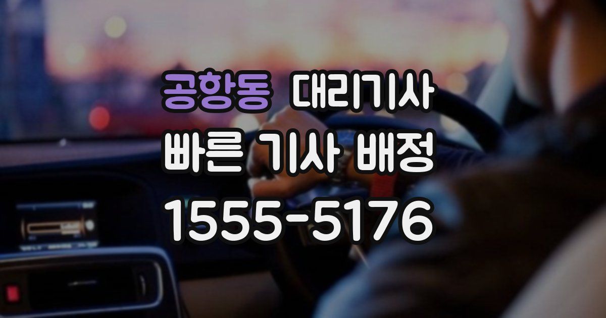 공항동 대리기사