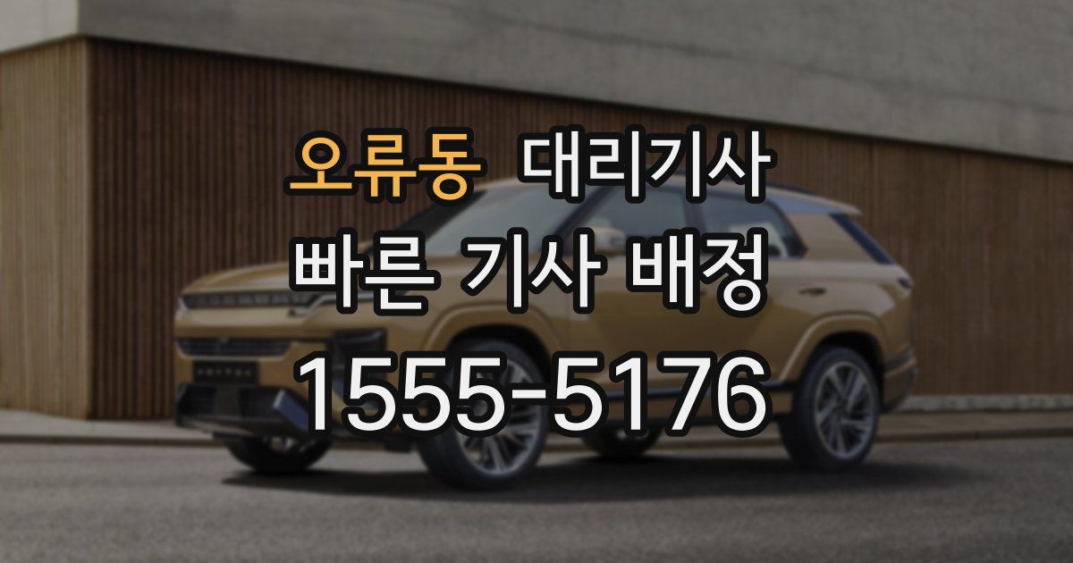 오류동 대리기사