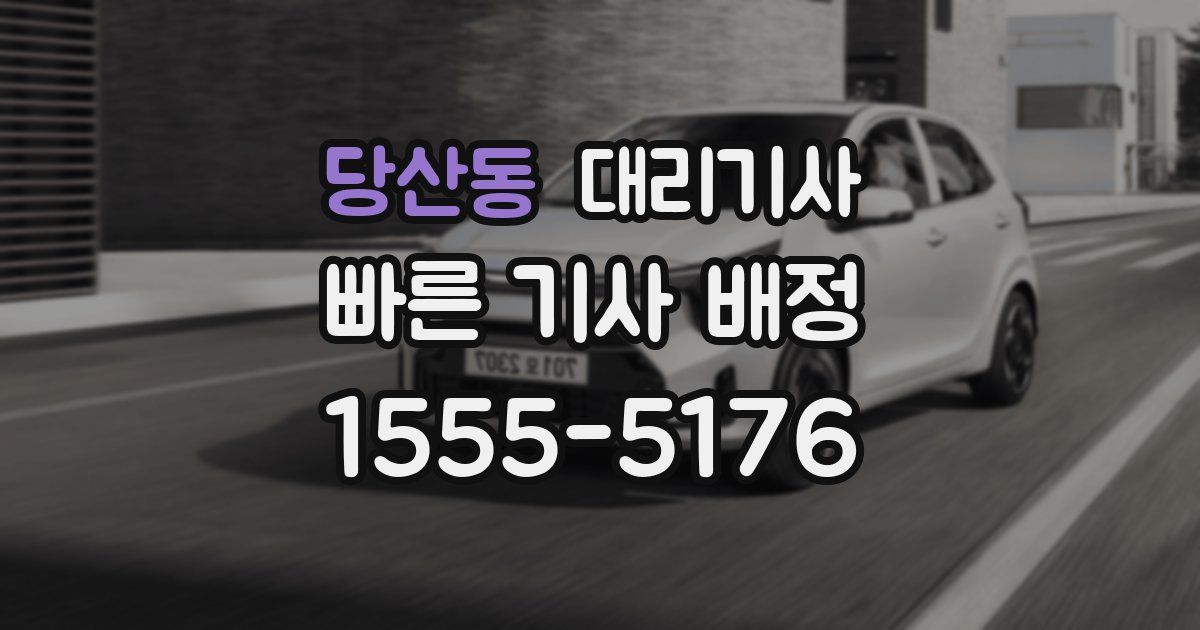 당산동 대리기사