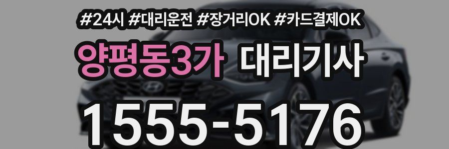 양평동3가 대리기사