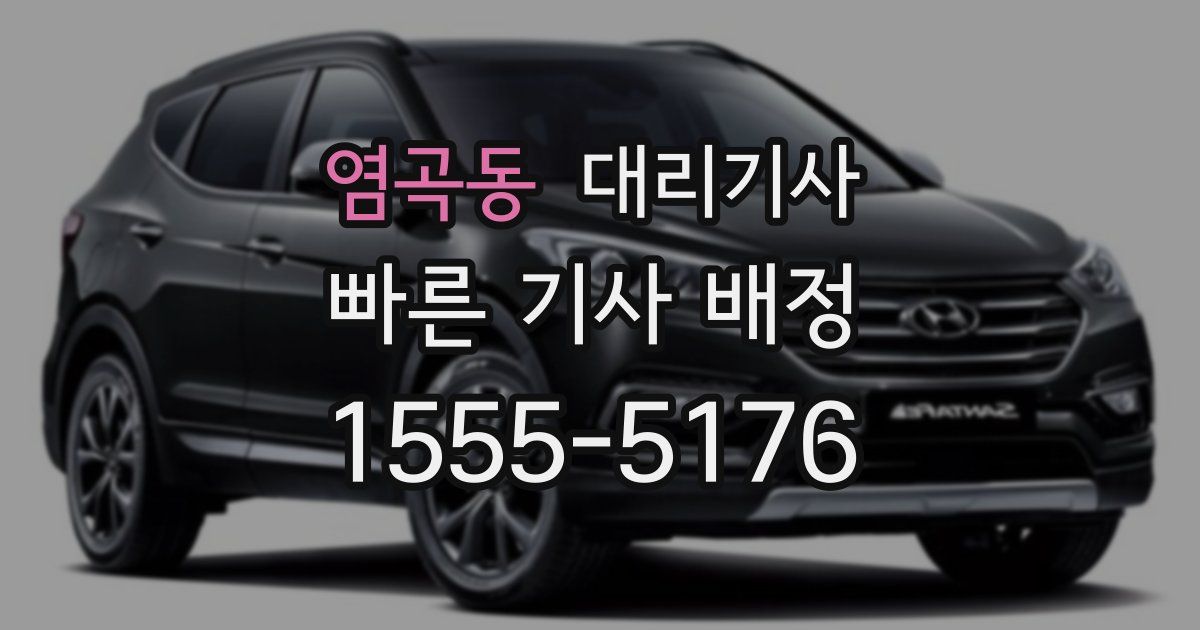 염곡동 대리기사