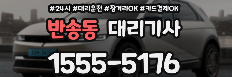 반송동 대리기사