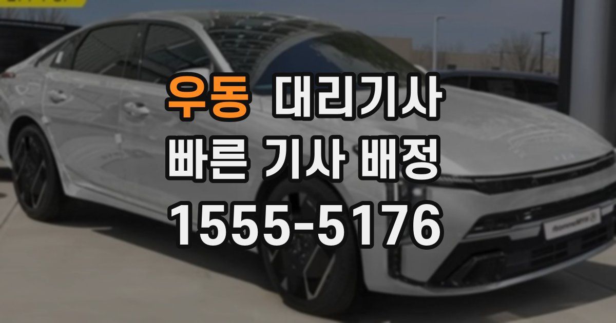우동 대리기사