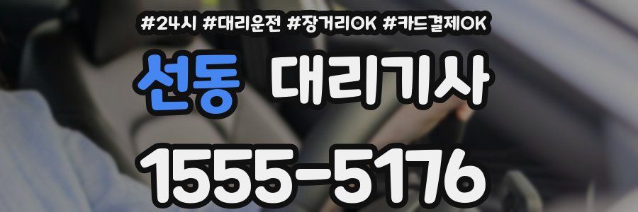 선동 대리기사