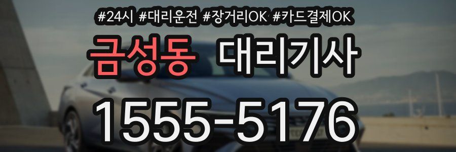 금성동 대리기사