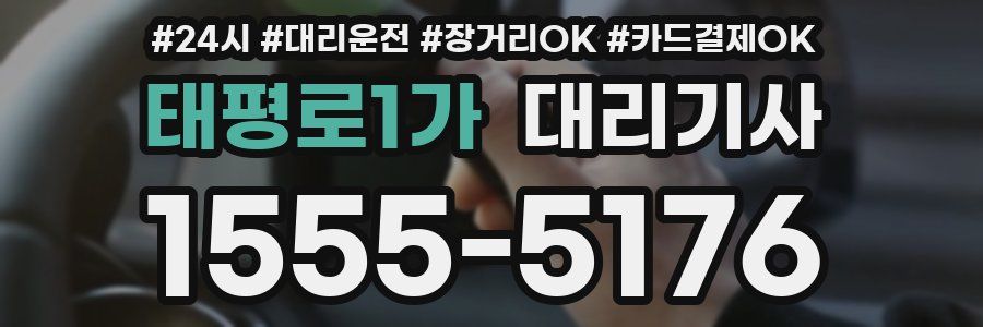 태평로1가 대리기사