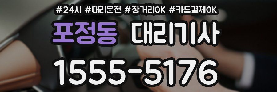 포정동 대리기사