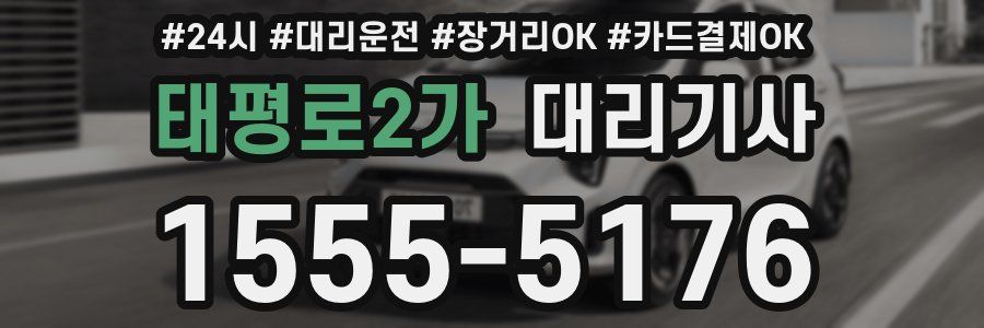 태평로2가 대리기사