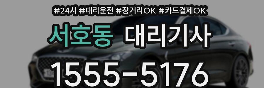 서호동 대리기사
