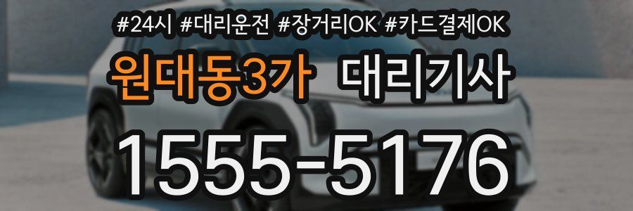 원대동3가 대리기사