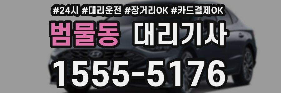 범물동 대리기사