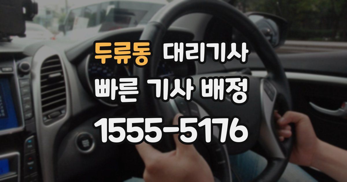 두류동 대리기사