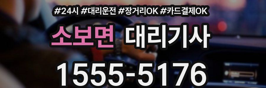 소보면 대리기사