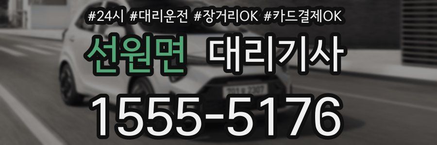 선원면 대리기사