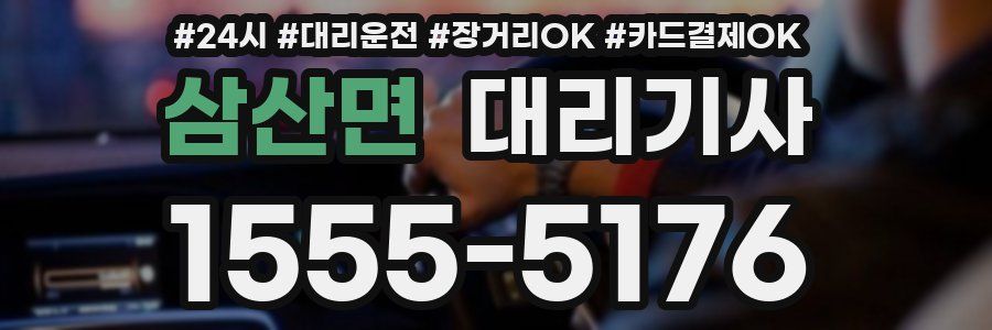 삼산면 대리기사
