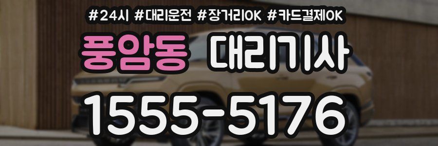풍암동 대리기사