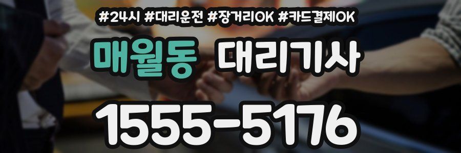 매월동 대리기사