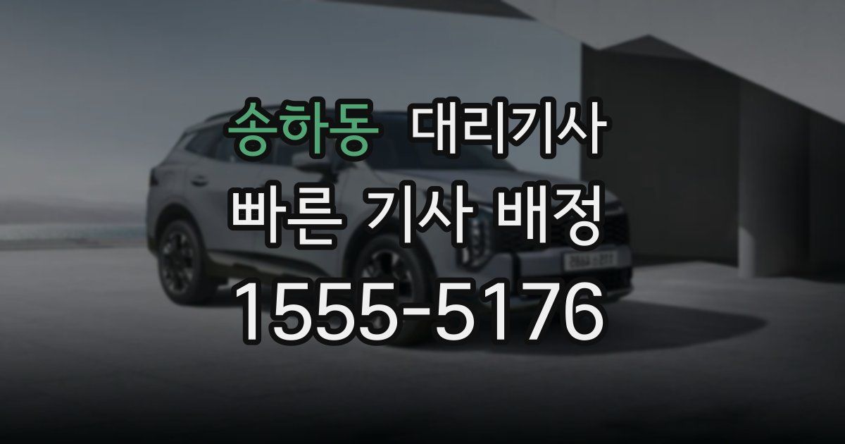 송하동 대리기사