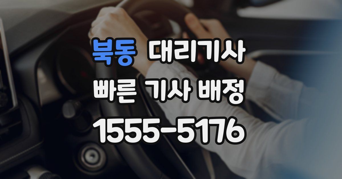 북동 대리기사