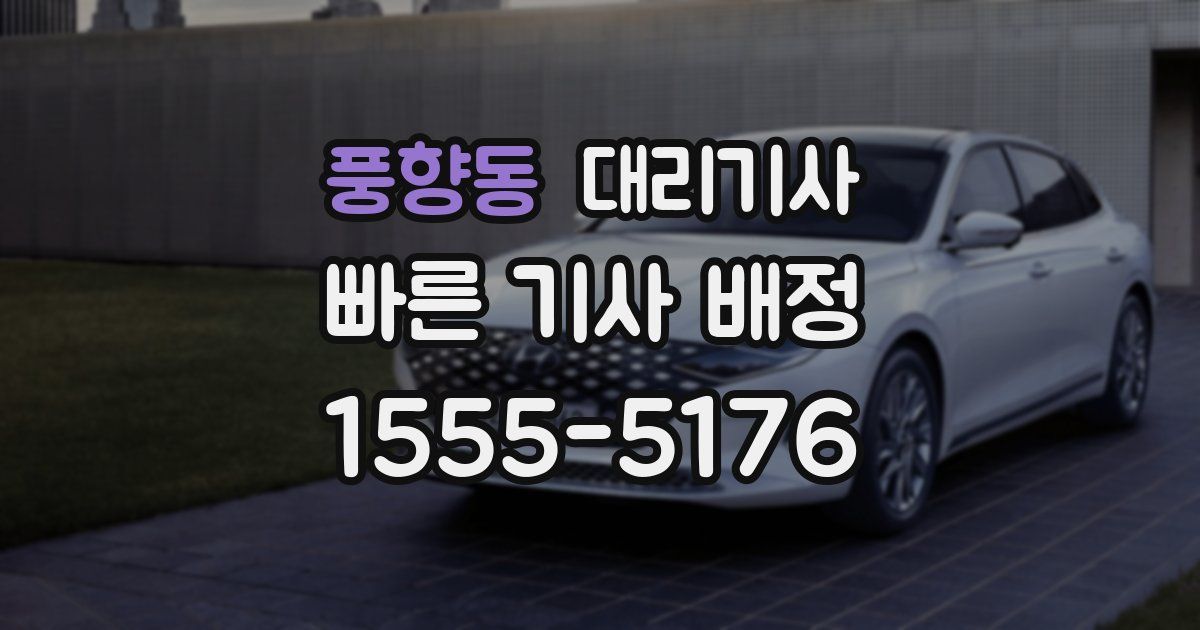 풍향동 대리기사