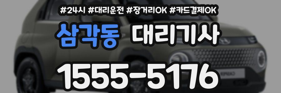 삼각동 대리기사