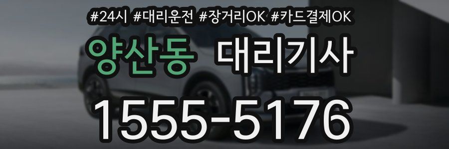 양산동 대리기사