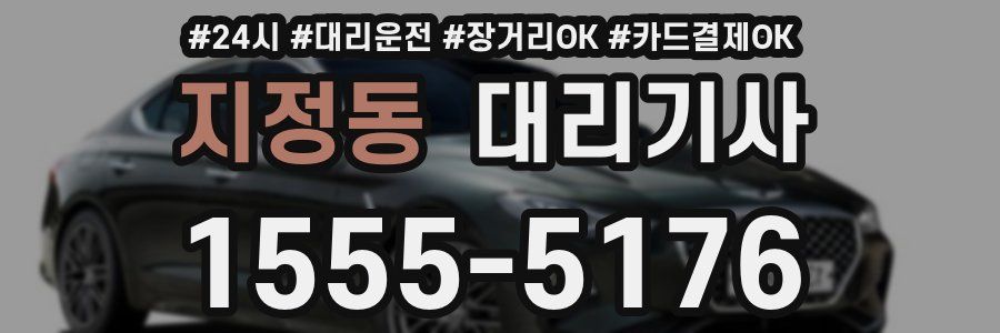 지정동 대리기사