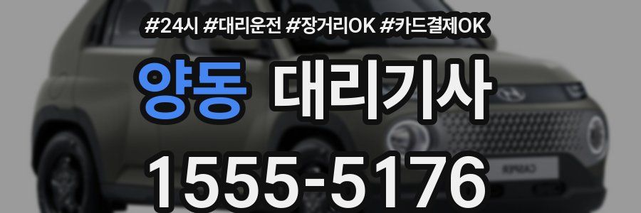 양동 대리기사