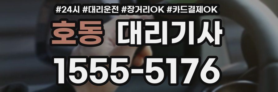 호동 대리기사