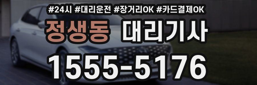 정생동 대리기사