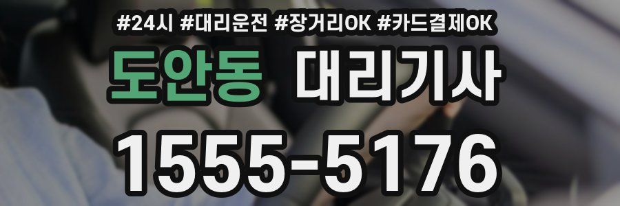 도안동 대리기사