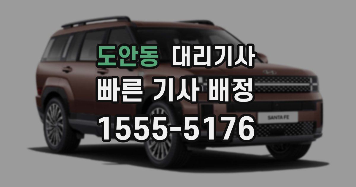 도안동 대리기사