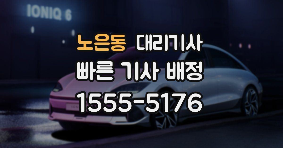노은동 대리기사